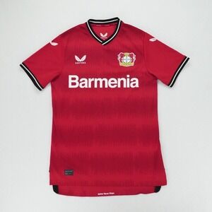 Bayer Leverkusen Castore 2022-23 Jersey Men M Red Barmenia Soccer Shirt